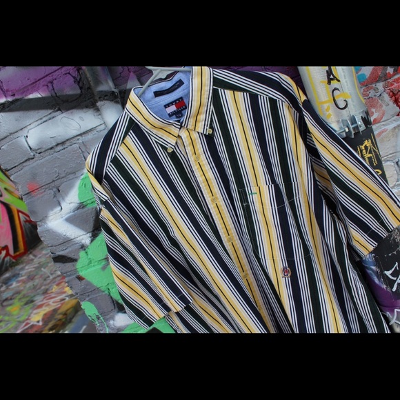 90’s era Tommy Hilfiger button down - Picture 1 of 8